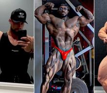 Chris Bumstead, Terrence Ruffin a Ramon Queiroz 2 týdny před Classic Physique Olympia 2022
