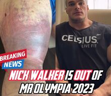 Nick Walker se ošklivě zranil a proto nenastoupí na Mr. Olympia 2023!