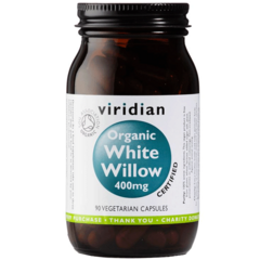 Viridian White Willow Bark 400mg organic
