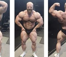 James Hollingshead se pochlubil formou při hmotnosti 135,5 kg!