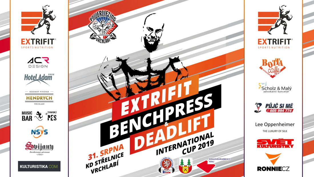 Extrifit Benchpress & Deadlift International Cup 2019 – reportáž s výsledky