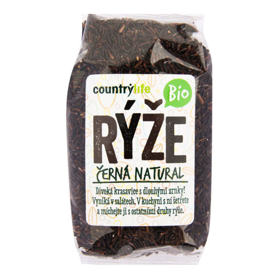Country Life Rýže černá natural BIO
